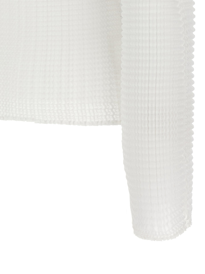 Issey Miyake Wooly Pleats Sweaters and Cardigans - White | 72735379ca4c98819bd05684a850c09f22b04748