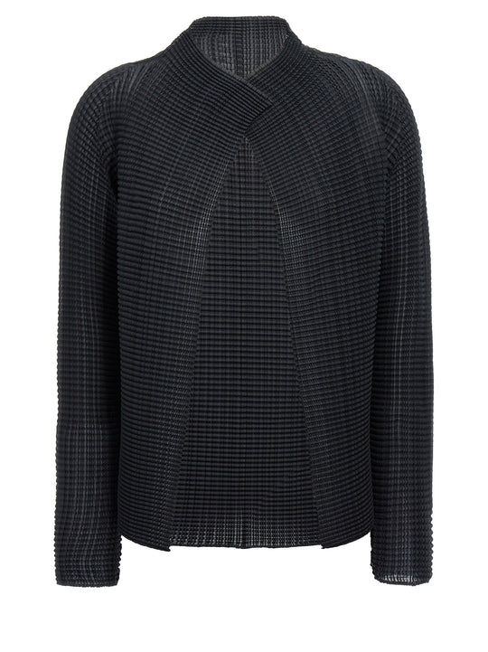 Wooly Pleats Sweaters And Cardigans Black