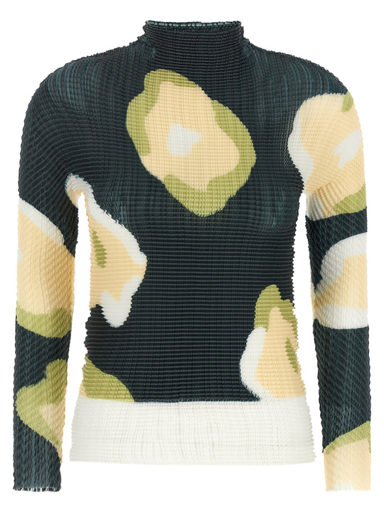 Verve Pleats Tops Multicolor