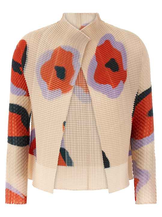 Verve Pleats Top Sweaters And Cardigans Beige