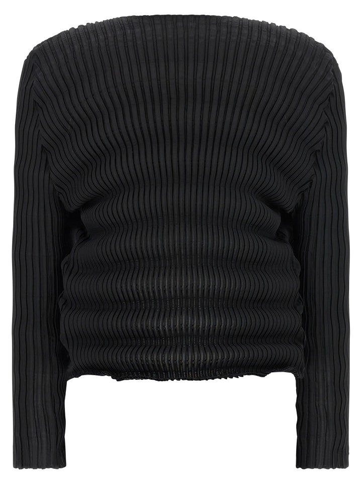 Issey Miyake Spring Pleats Sweaters and Cardigans - Black | bcfe6881c4efadce0f5da7a144f8dee2b09d0f9e