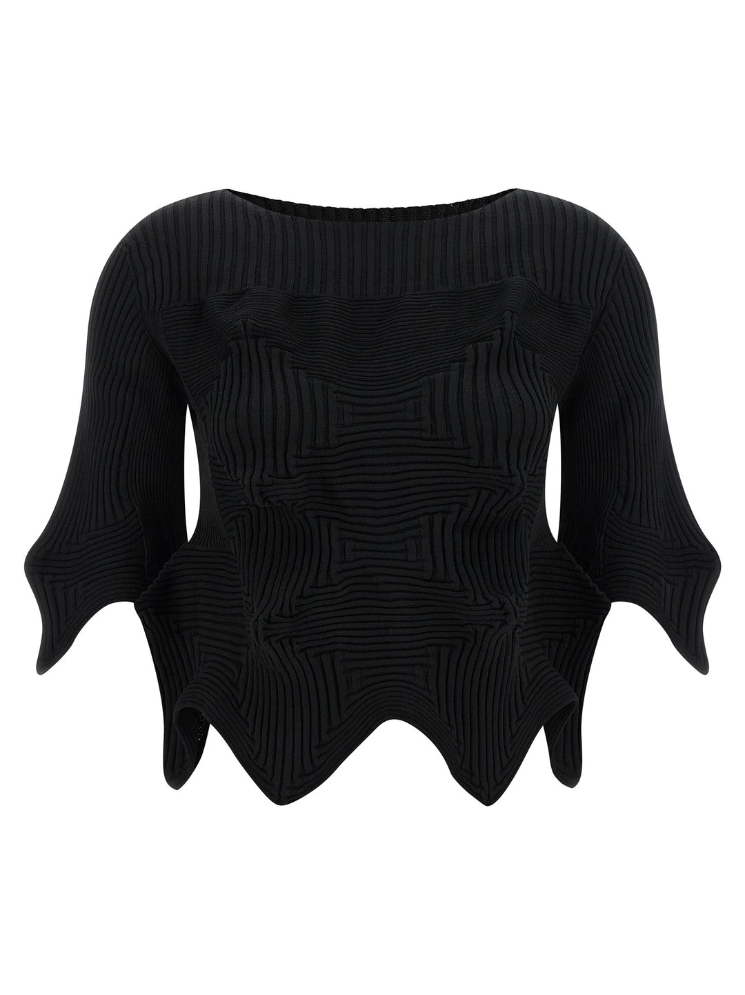 Issey Miyake Linkage Tops - Black | 0381e6c7f475823745f2b166efaa5b49adc3347d