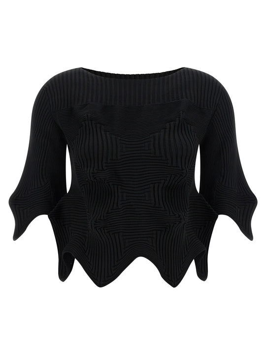 Linkage Tops Black