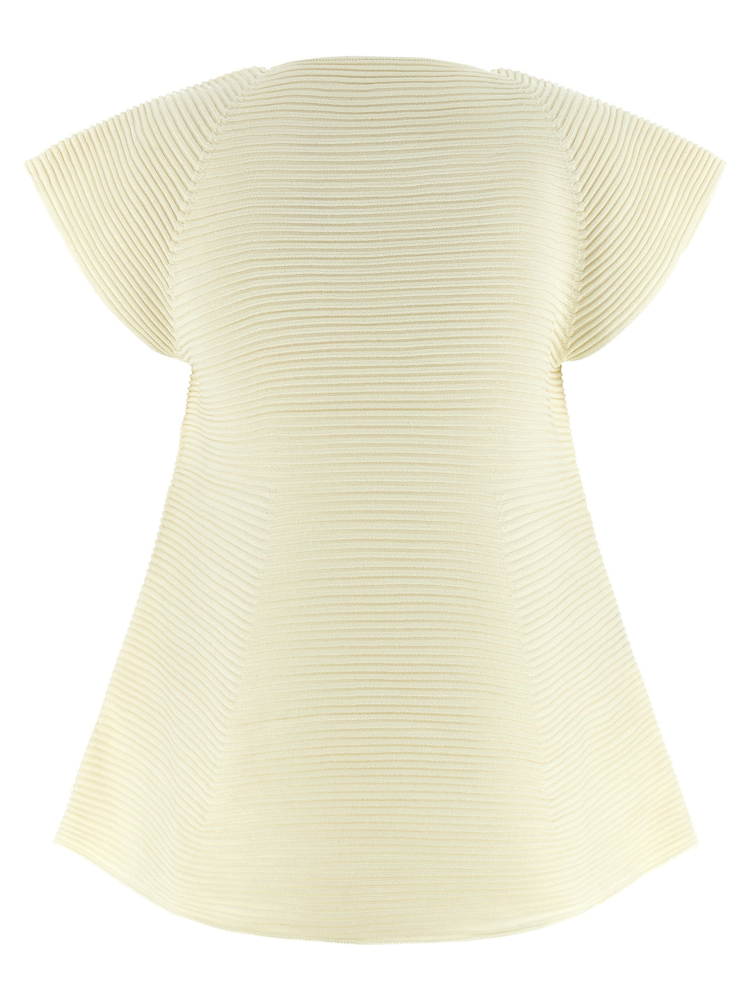 Issey Miyake Corrugated Knit Dresses - Yellow | 8205bc01a7160fdd2045b86022f0ac6b86778234