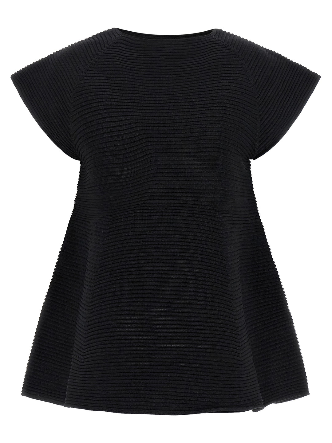 Issey Miyake Corrugated Knit Dresses - Black | acc798c2867093615bd920190b4998536bc8d860