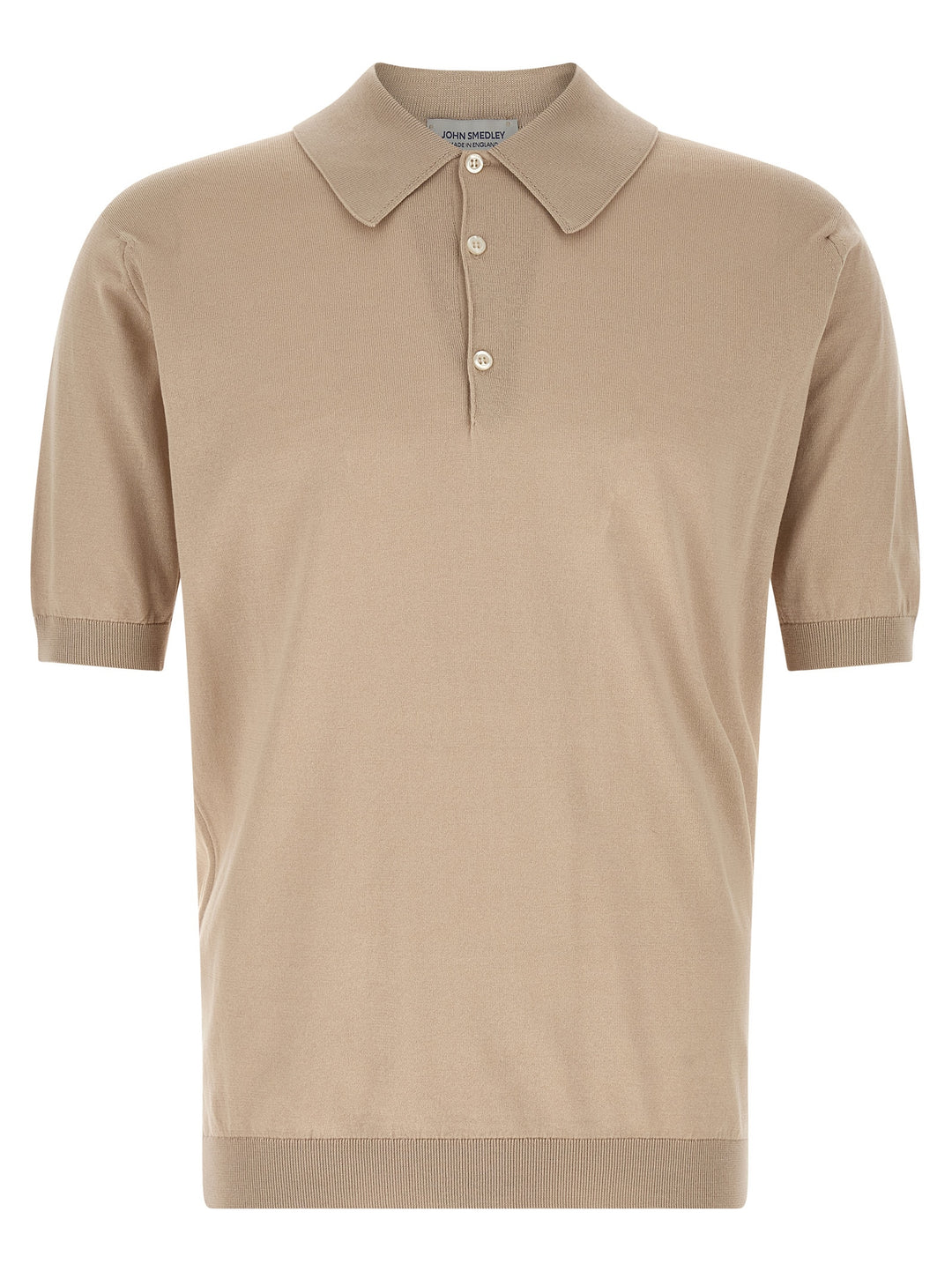 John Smedley Isis Polo - Beige | 689cc57d2d238ee7084fe347587612a289ad600d