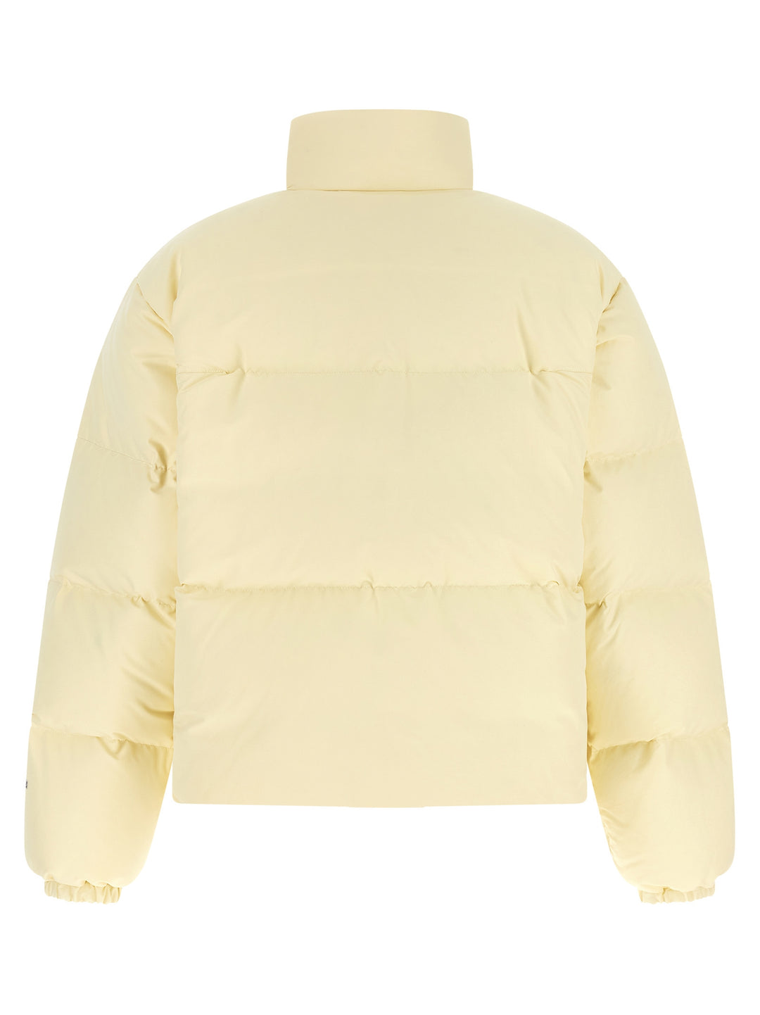 Jil Sander Technical Fabric Quilted Down Jacket Puffer Jackets - Beige | 04b1144f1850f6147d1f8ce836298ff86cac3fee