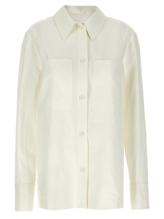 Linen Shirt Shirt And Blouse White