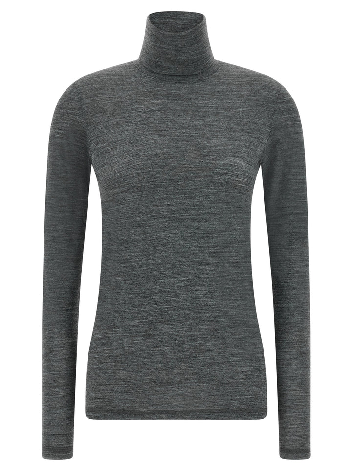 Jil Sander High Neck T-shirt - Gray | 22e5002d768cbc3b92f6b4324b7dd5aca4cc4cf9