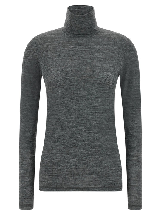 High Neck T-Shirt Gray