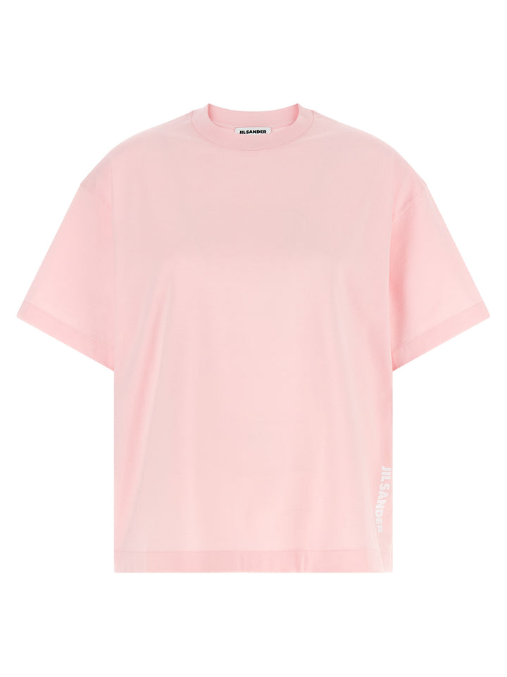 Jil Sander Logo T-shirt - Pink | d2e54f992d68c9bf34b8dbcea2c4002630462f01