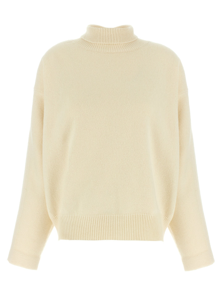Jil Sander High Neck Sweater Sweaters and Cardigans - White | 0f3f97ca3e5868eeeb989921af3ef0ea0cc1baef
