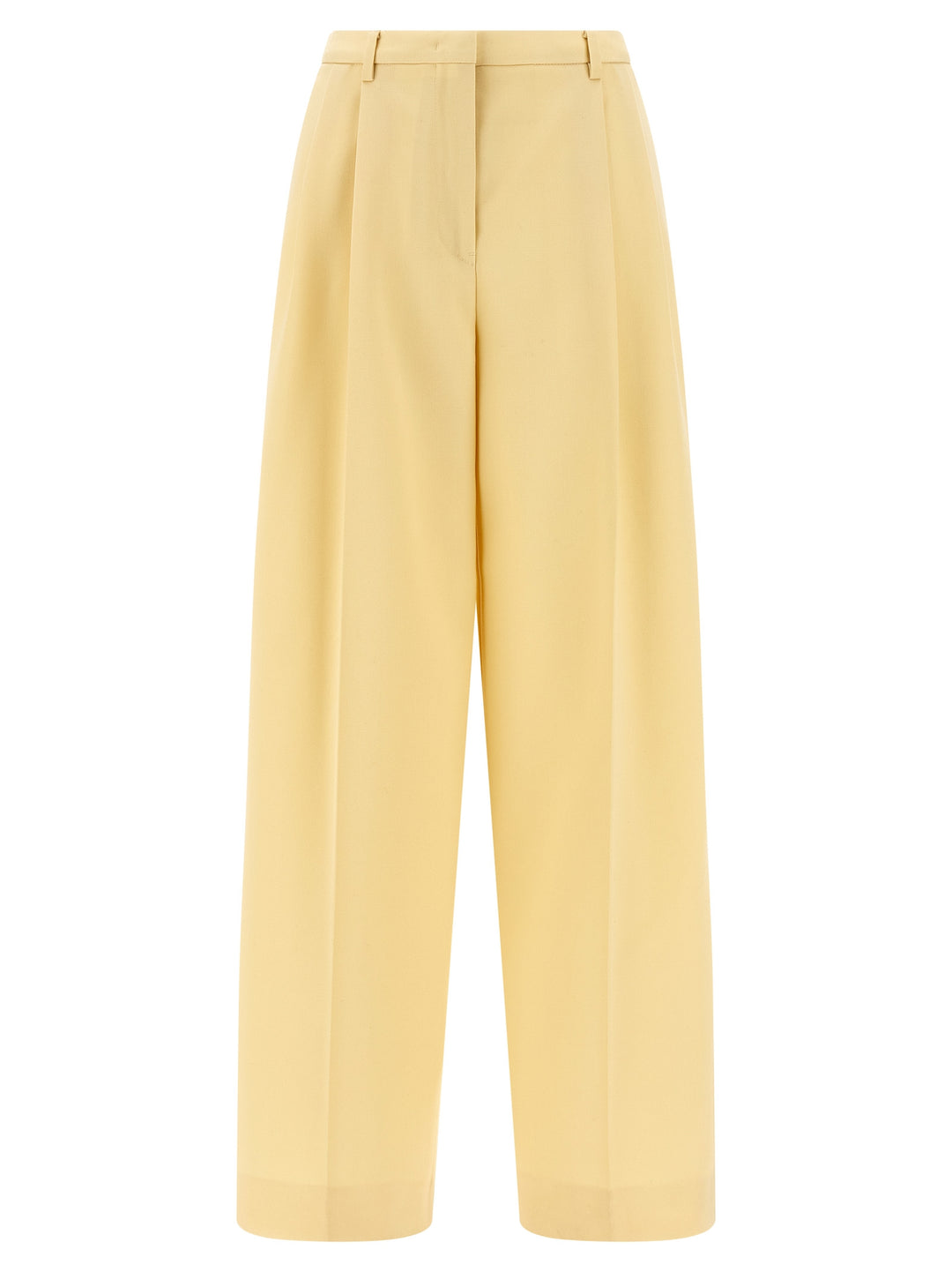 Jil Sander Wool  Pences Pants - Yellow | bea197b33bd060073f570118a38de5553b5a64cd