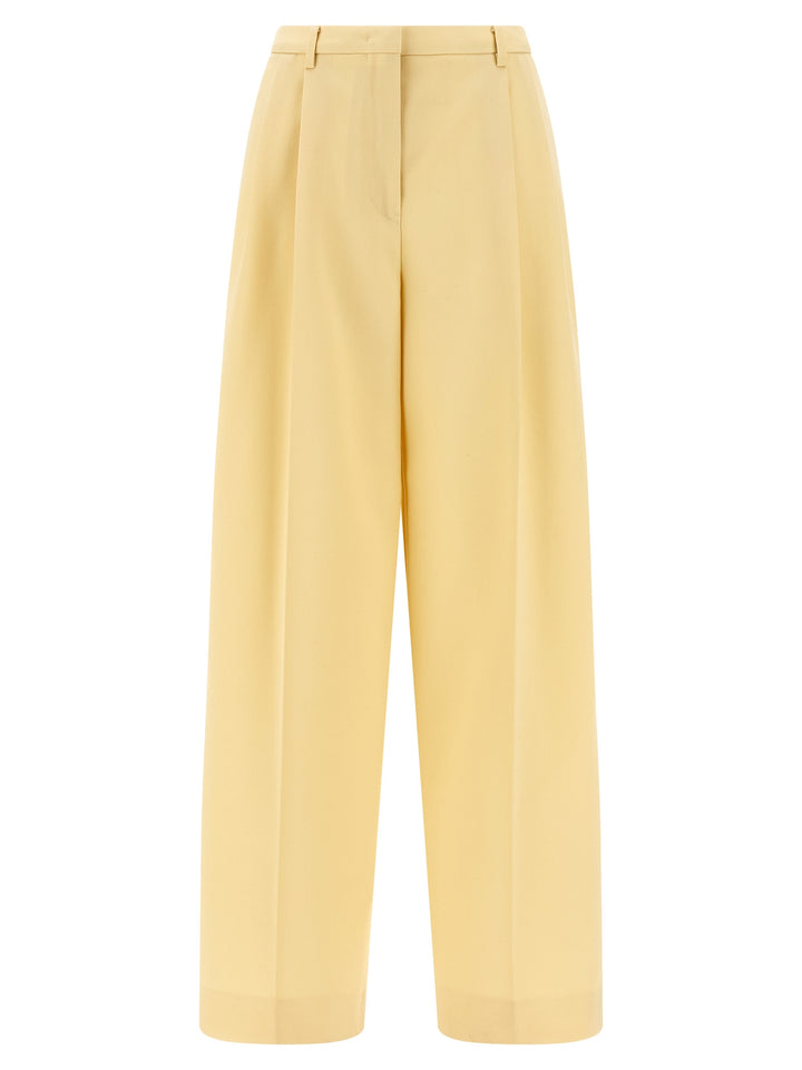 Jil Sander Wool  Pences Pants - Yellow | bea197b33bd060073f570118a38de5553b5a64cd