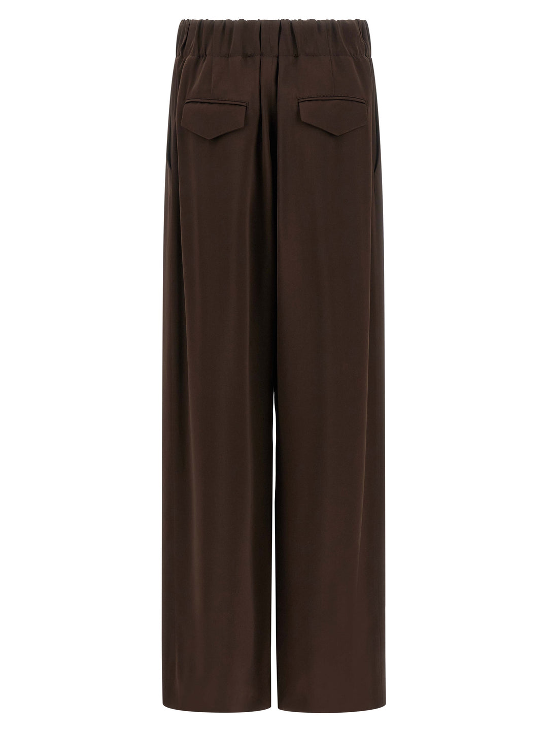 Jil Sander Fluid Viscose Pants - Brown | 50dff3128d10c8172afd11da9a80edacb12dd42e