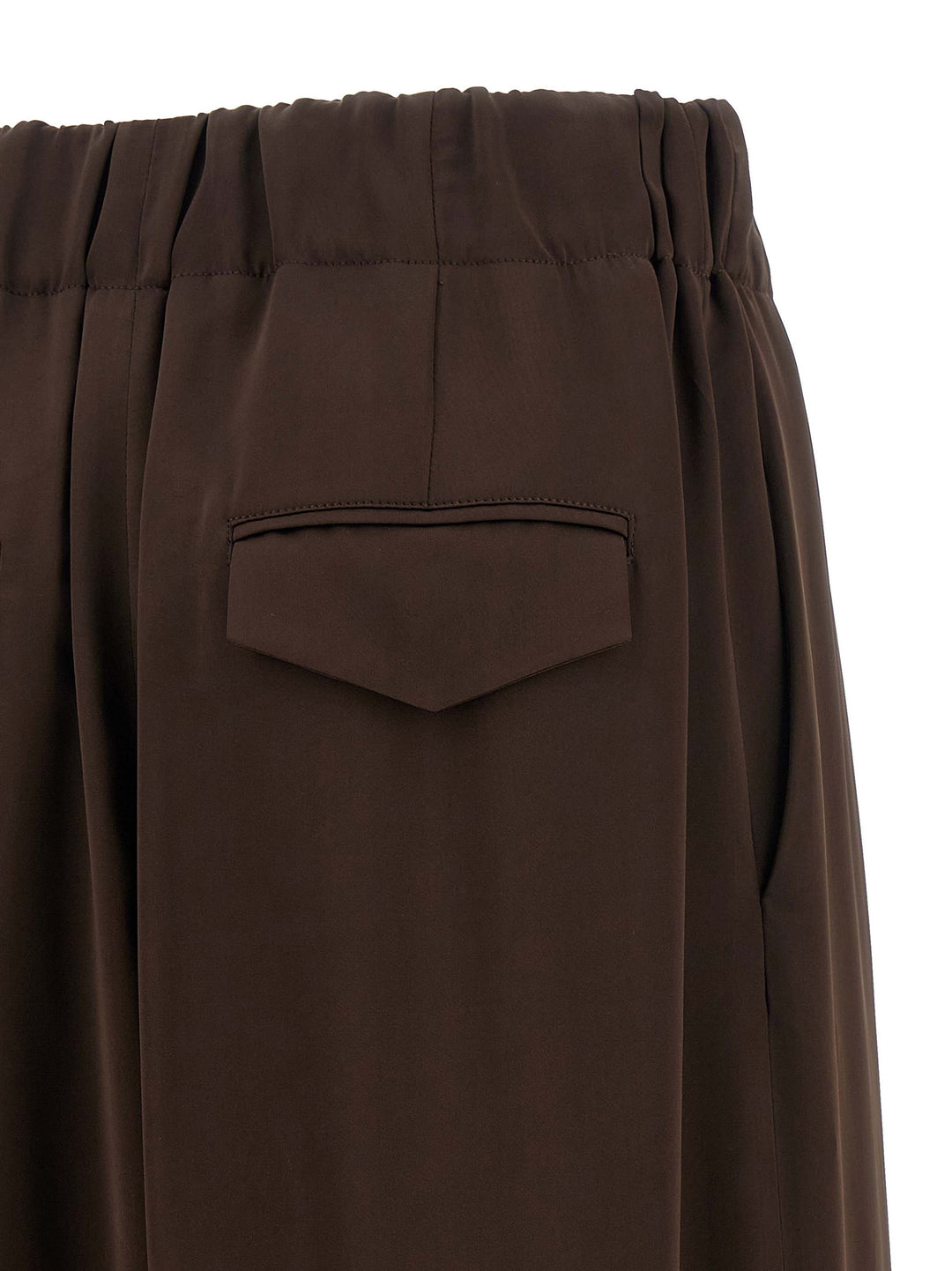 Jil Sander Fluid Viscose Pants - Brown | 5ede0acc1cc6d348432f7363b0a2613898adc386