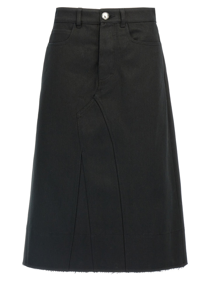Jil Sander Midi Skirt Skirts - Black | 194195f49d6127883d6df9754c8e3ac6a1e3a844