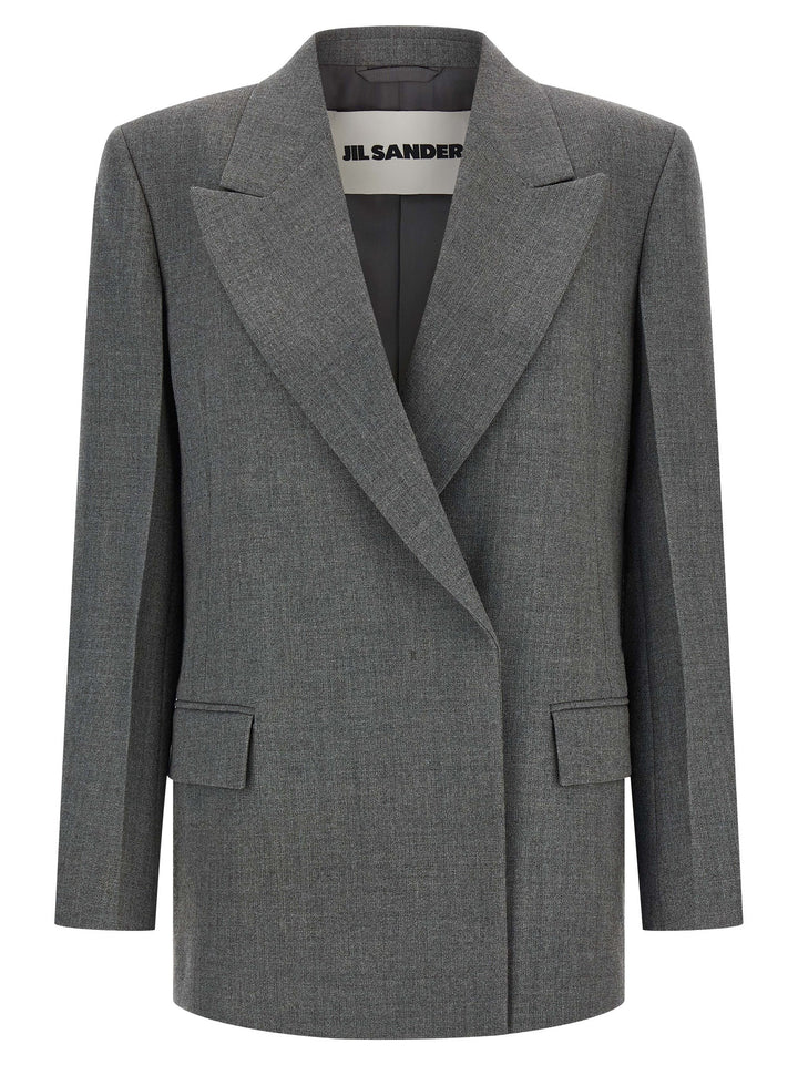 Jil Sander Wool Blazer BlazerS - Gray | 28b1b9e84c6790f0a185182559a4b1f415167825