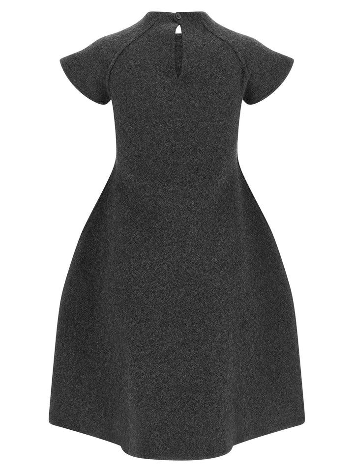 Jil Sander Virgin Wool Dress Dresses - Gray | 678716a052344544645d3d95ac5cc53733f4d7f3
