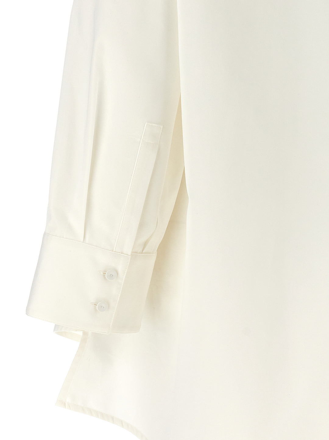 Jil Sander Cut-Out Armhole Shirt Shirt and Blouse - White | 46bcd2244e15d963add57a5fc209ffb01ebdf7e0