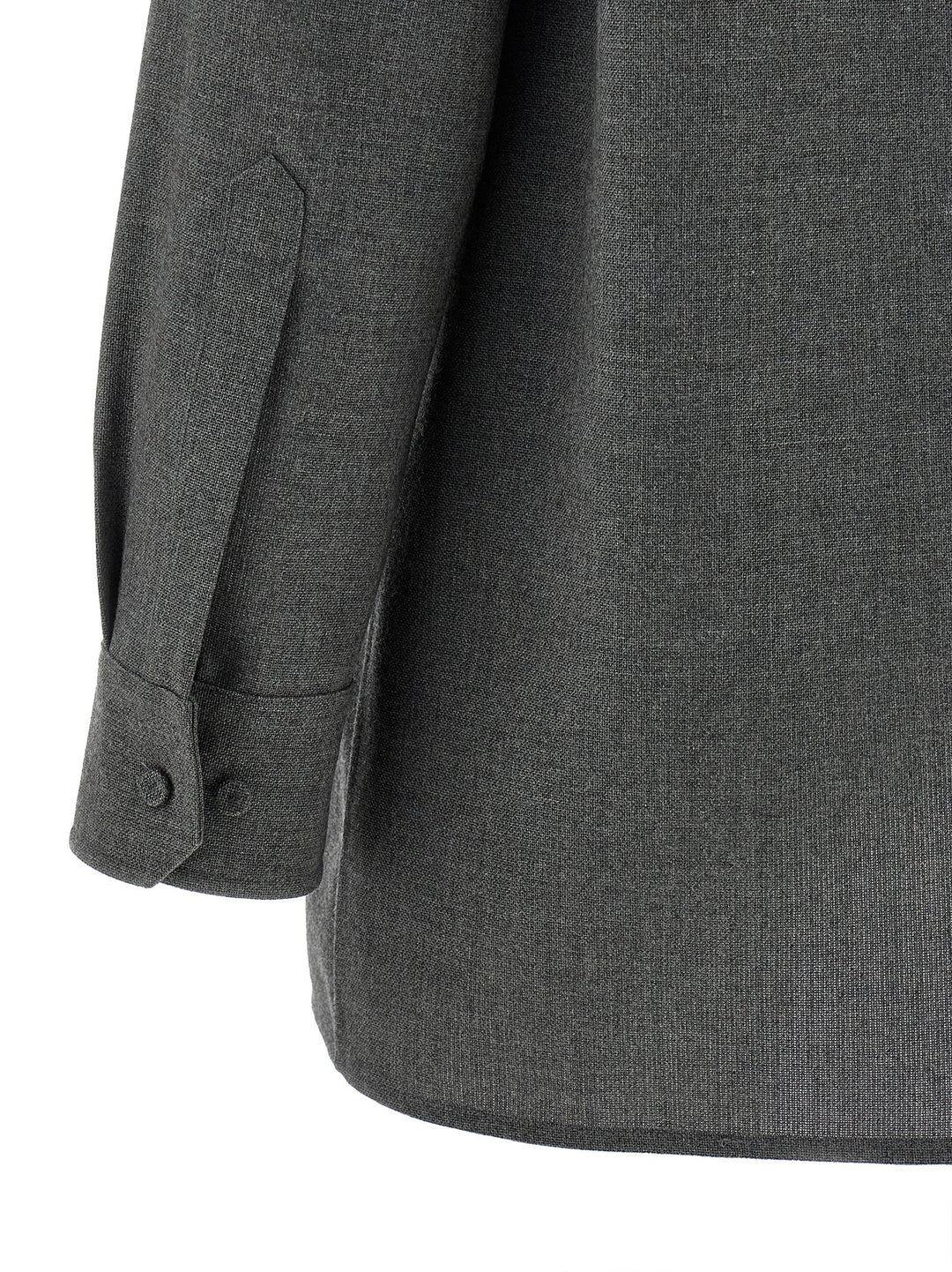 Jil Sander Canvas Shirt Shirt and Blouse - Gray | 34c03cfc5d07cdd9ab839f0cfdb476beb5660890