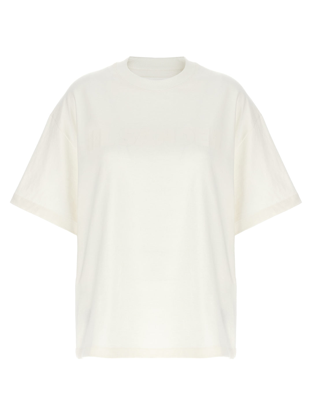 Jil Sander Logo Print T-shirt - White | aba6556cc91b830238f3c21cb4f6e36b9179da8c