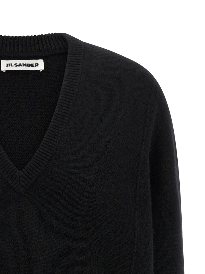 Jil Sander Cashmere Sweater Sweaters and Cardigans - Black | 60a19ab1a840ed88d7a60616df4b0ddbba680ed7