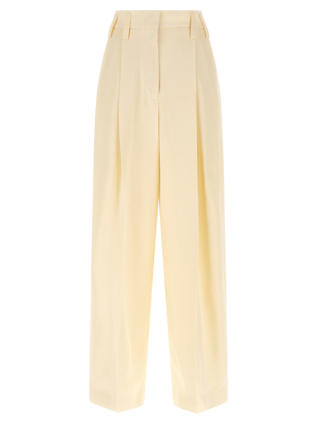 Jil Sander Loose Leg Pants - White | e686507b2b23dcab41a21368e4055fd6a34b93b0