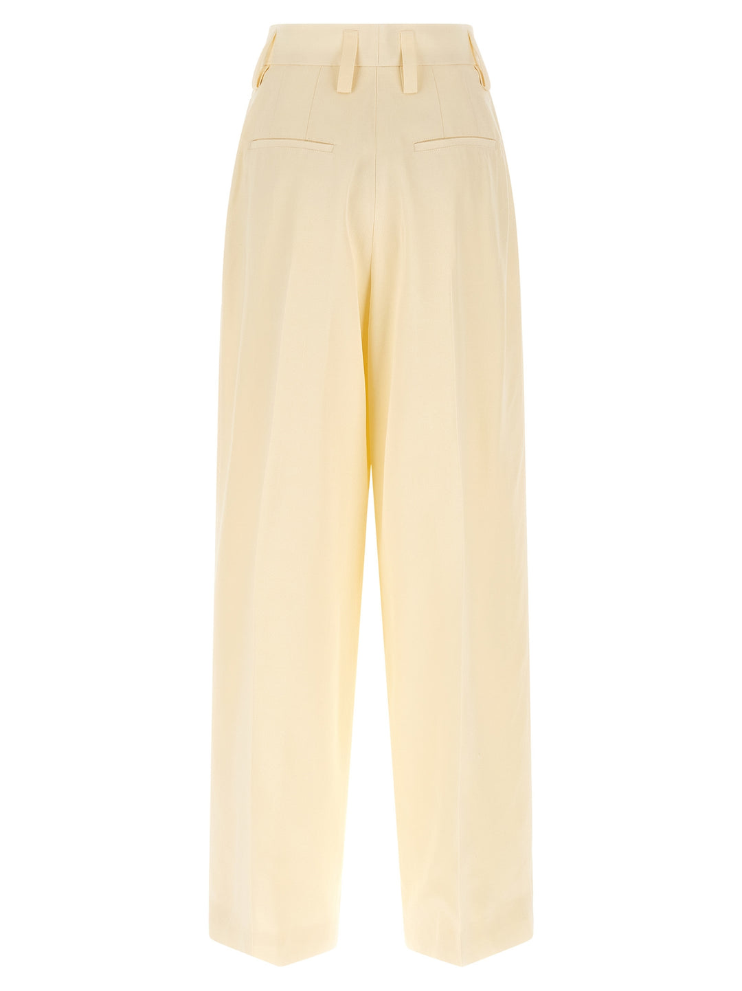 Jil Sander Loose Leg Pants - White | b5ab7177ac322431d468066d2971102e7b98fd44