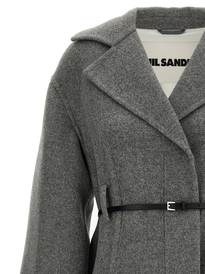 Jil Sander 02 Coats and Trench Coats - Gray | 15915e79d2342ec9ac23631b7dc76856c0566a19