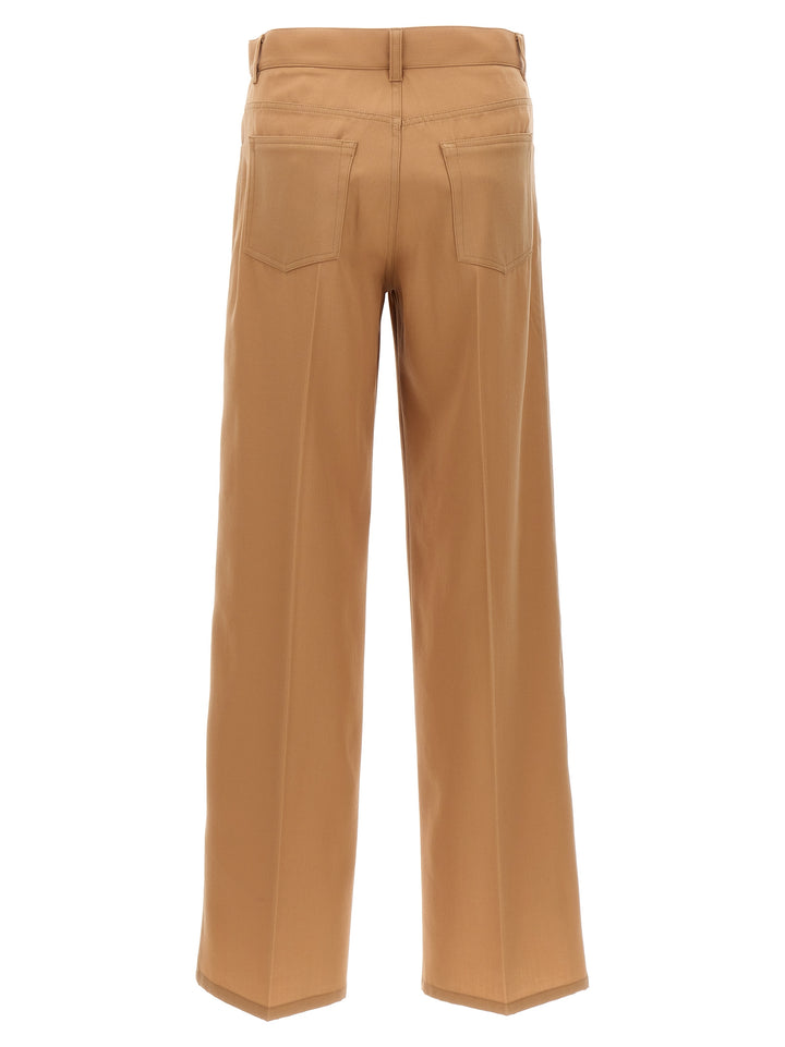 Jil Sander Loose Leg Pants - Beige | 2054550fa5a167a3755675a14a0fb805450504dd