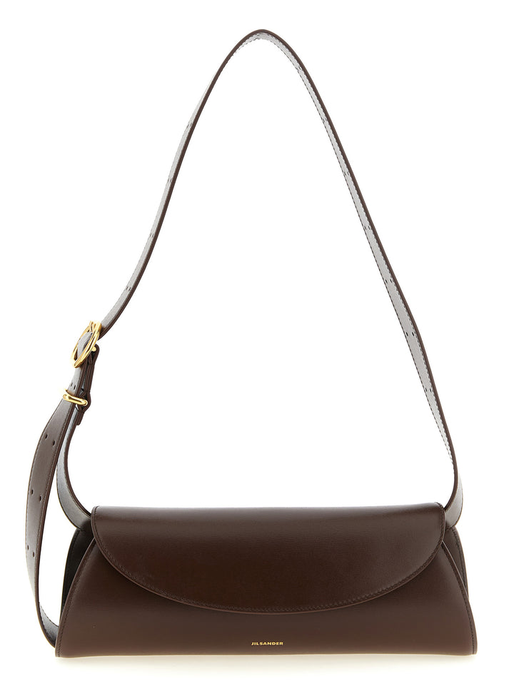 Jil Sander Cannolo Shoulder Bags - Brown | e856476f4bb2b4addad0a75790cc5014db349ef9
