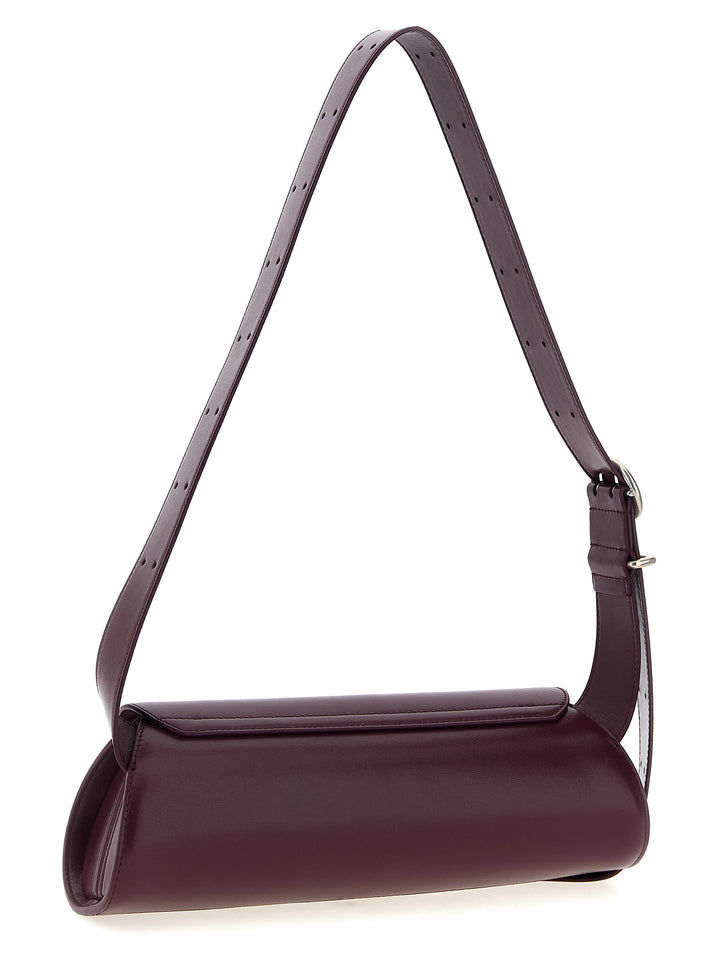 Jil Sander Cannolo Shoulder Bags - Bordeaux | ef43d7da4020d6edcd0833184a27fa4a49a29e8b
