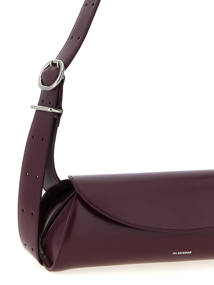 Jil Sander Cannolo Shoulder Bags - Bordeaux | c8cbd57e97352677d15110dc14d41be0bae3a3e3