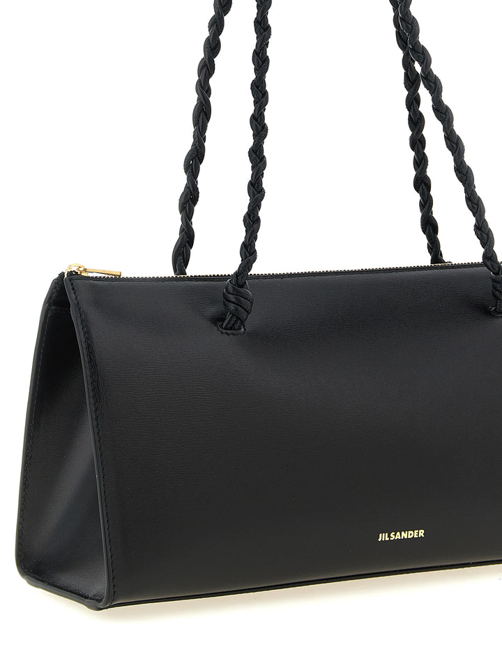 Jil Sander Tangle Tent Shoulder Bags - Black | 11b2ff2732e60a6e664786a2b85e47dbb8ebeb7c