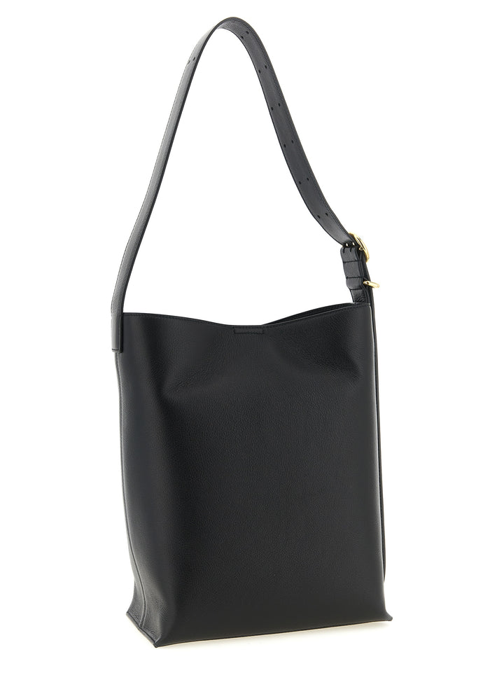 Jil Sander Cannolo Tote Shoulder Bags - Black | 6f90e8def16044524273feb6ffce2fc2c507c8d6