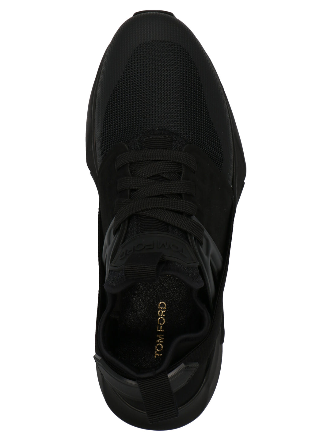 Tom Ford Logo Techno Sneakers - Black | 5842617e5632672111984e73149a6e4d131f2c81