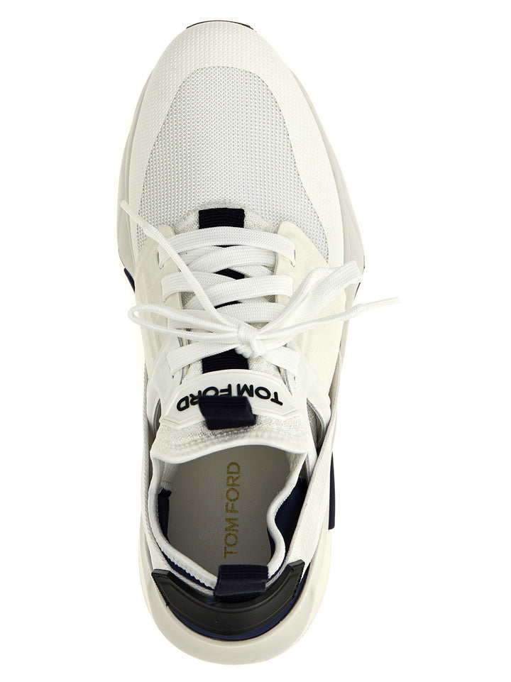 Tom Ford Jago Sneakers - White/Black | 198f83395ff31de18280165f1a424d3bb2499b93
