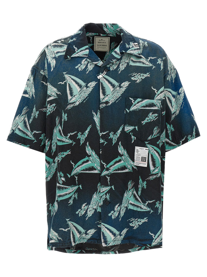 Maison Mihara Yasuhiro Vintage Shirt Shirt and Blouse - Blue | 61bf0101f73f3e62cb414a760156731a17e4a4cc