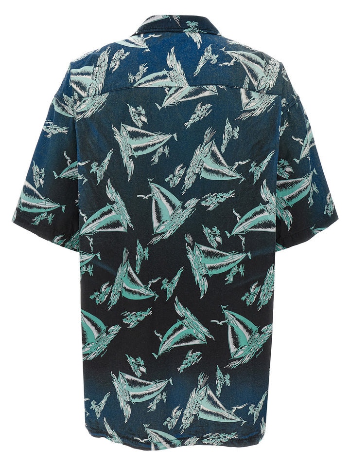 Maison Mihara Yasuhiro Vintage Shirt Shirt and Blouse - Blue | a01251de774a08bf4f884ef266a090e1cdafe302