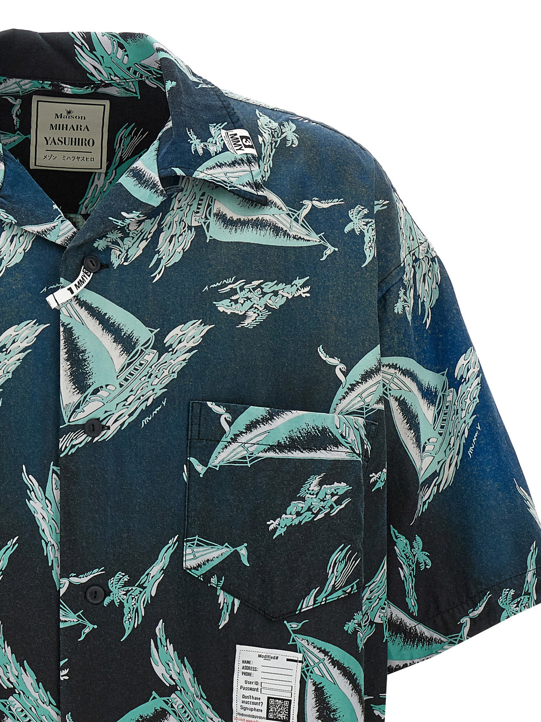 Maison Mihara Yasuhiro Vintage Shirt Shirt and Blouse - Blue | 9f4d7ce408416875aa12d2d86dc6e115e6e4283b