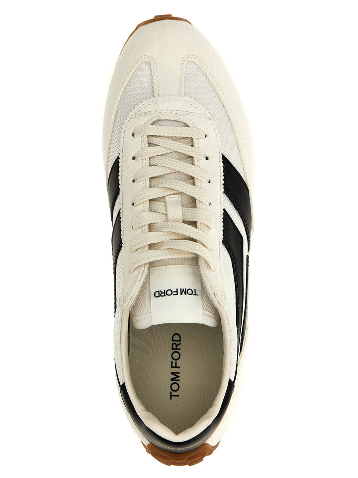 Tom Ford Mick Sneakers - White/Black | 454b599fc563880eda3bd6be13d8ba21fb7649ba