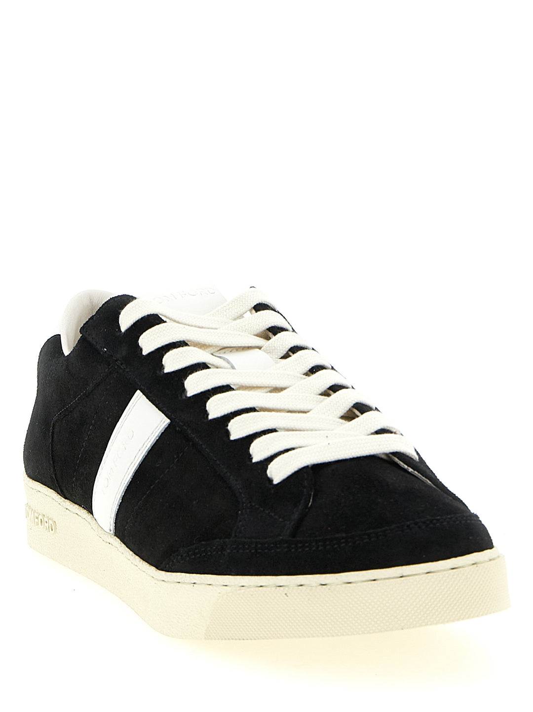 Tom Ford Blake Sneakers - White/Black | 405e689a6edff76873ac8f621645a6a397764e65