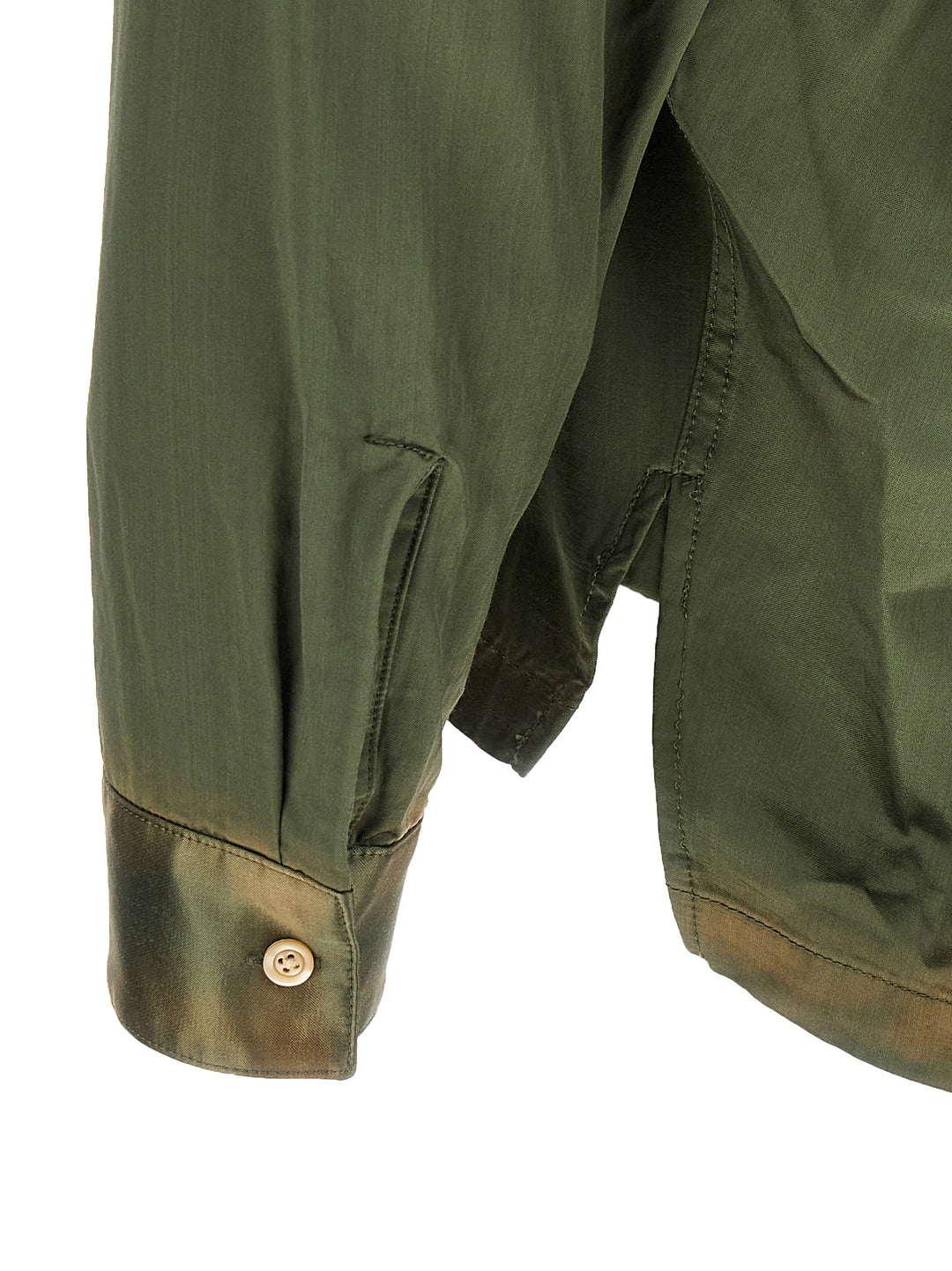 Maison Mihara Yasuhiro Embroidered Shirt Shirt and Blouse - Green | 104949416ebaa3a644219c520bc1436c198e1624