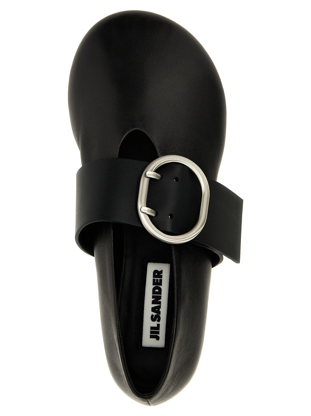 Jil Sander Buckle Ballet Flats Flat shoes - Black | b4715931588d8e65801f8badf7bbb19a51c165f8