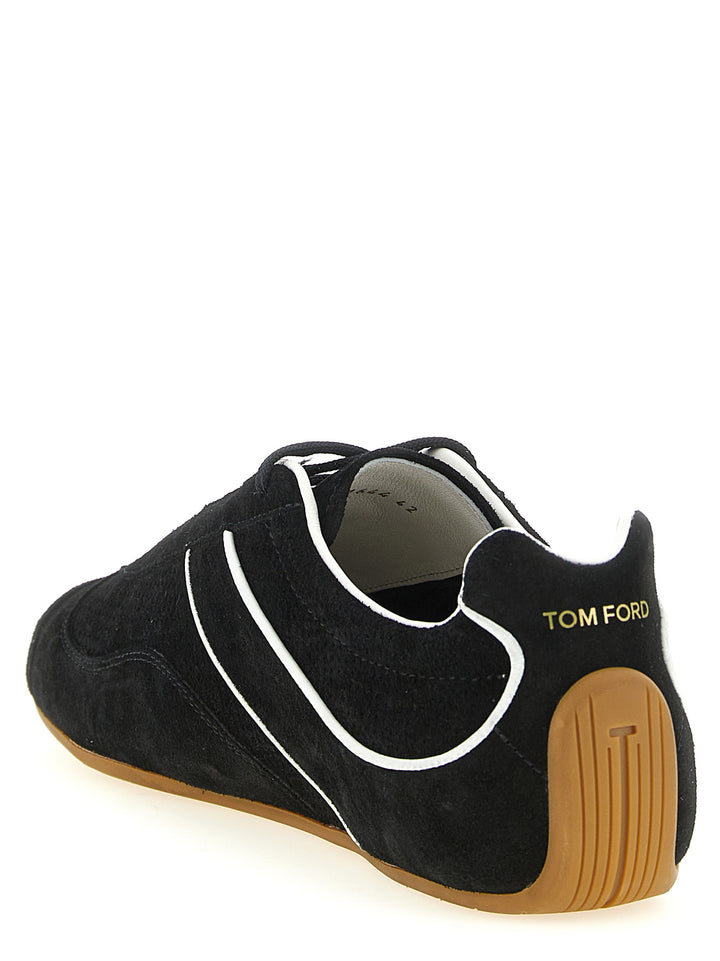 Tom Ford Aston Sneakers - White/Black | 0b9691d05eaeaba63c9ec43c64b6a89287638cca