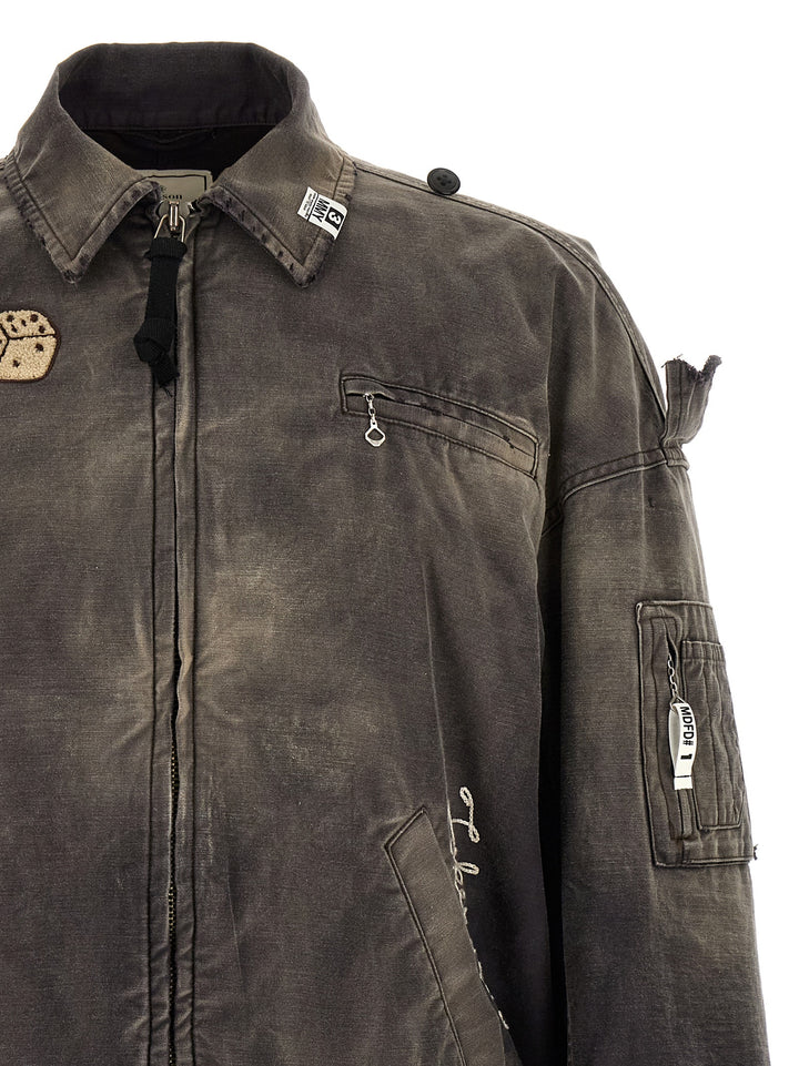 Maison Mihara Yasuhiro Military Jacket Puffer Jackets - Black | e9d92e2579ec7747788923ef27e5c28ae7bfe29e