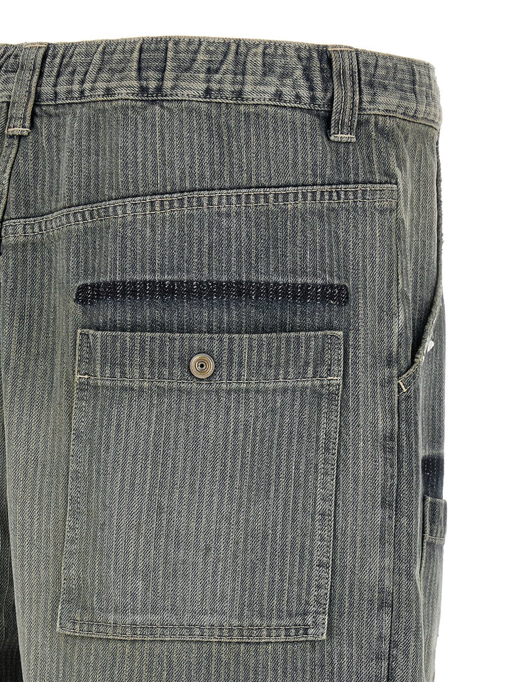Maison Mihara Yasuhiro Bush Pants Jeans - Blue | d3dc386ac83601ce84f39b10e5c2be4f977bf960