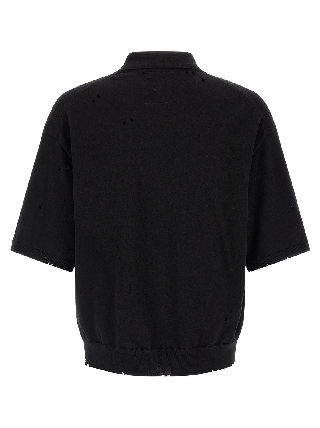 Maison Mihara Yasuhiro Embroidery  Shirt Polo - Black | 575e674b59621e2e04f7c31048f3d61cfd81144c
