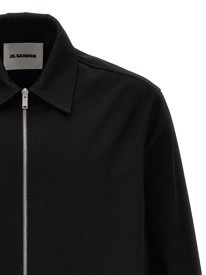 Jil Sander Gabardine Shirt Shirt and Blouse - Black | 9edea327d73c9217cd83cd5c6e2939943b43b145